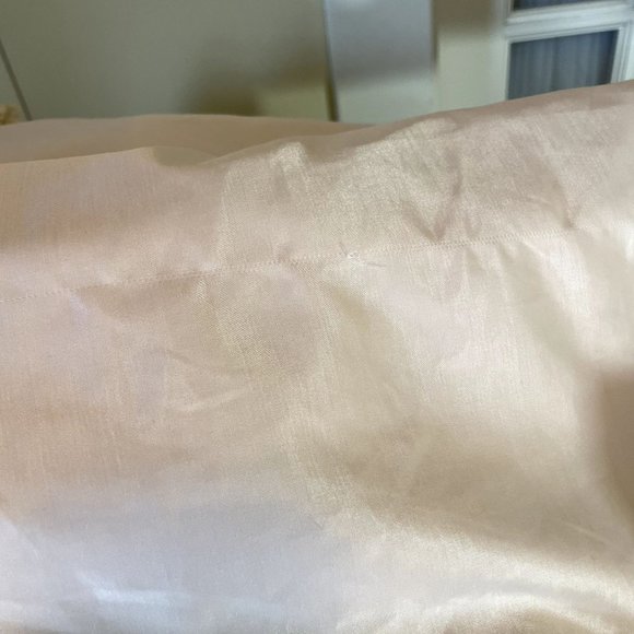 80s Vintage Character "Cuddleskin" Pink Satin Fleece Victorian Style Nightgown S - Picture 5 of 8